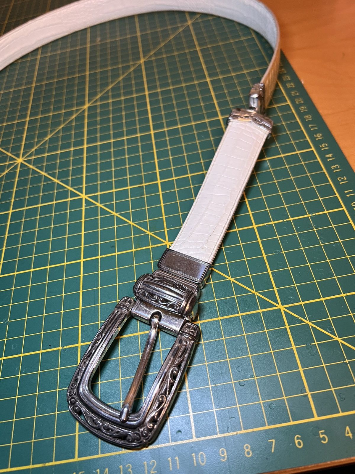 Brighton Vintage Brighton two tone interchangeable croc leather belt Size ONE SIZE - 10 Thumbnail