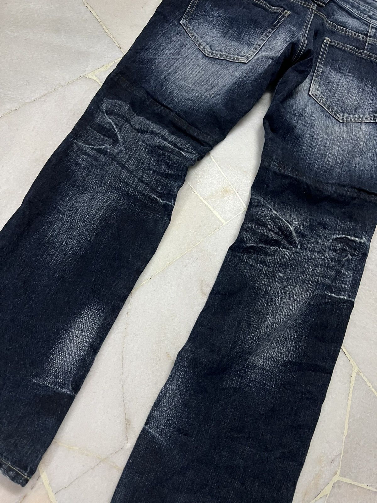 Japanese Brand PPFM DOUBLE WAIST RARE JEANS Size US 33 - 14 Thumbnail