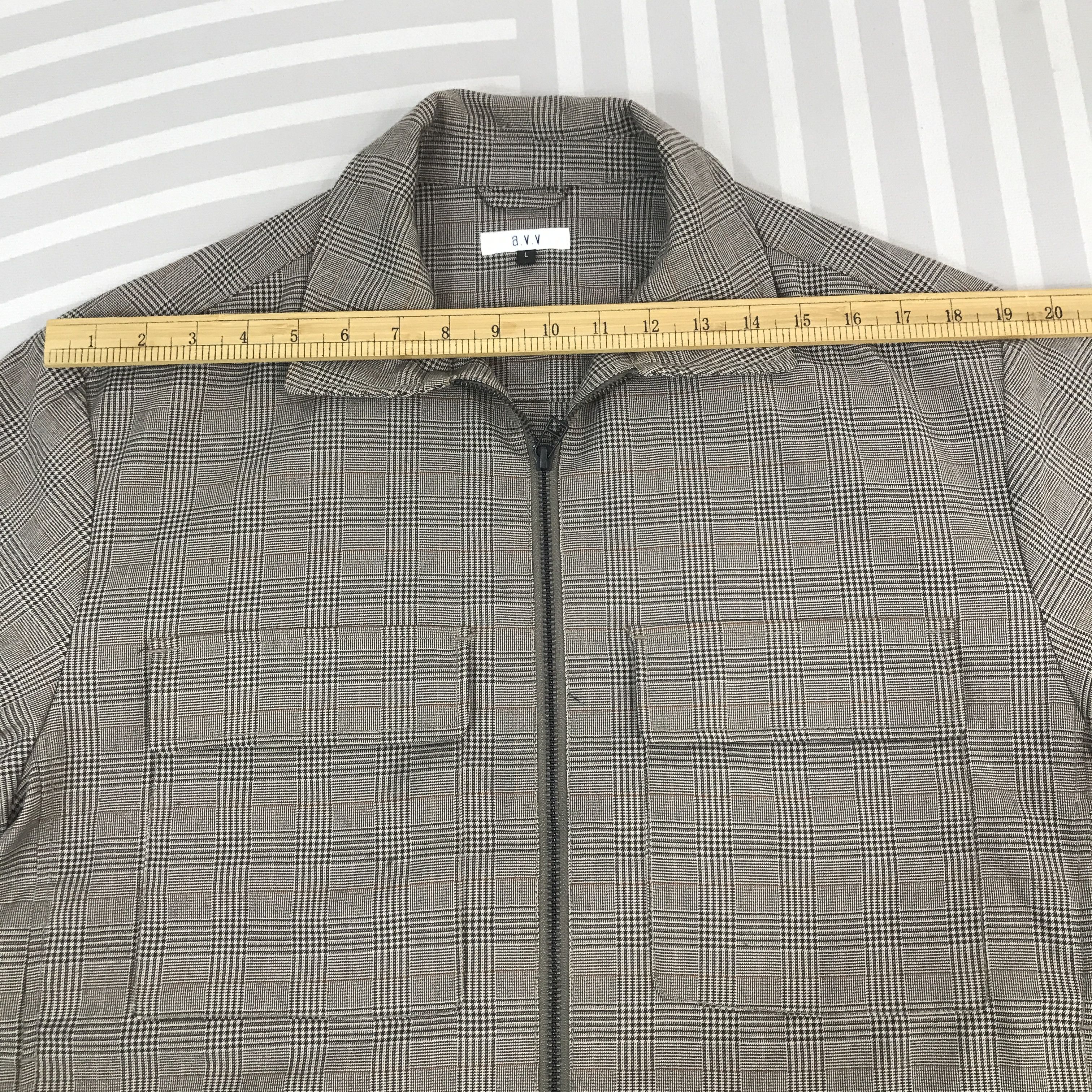 Japanese Brand Vintage A.V.V Japanese Tartan Skull Design Jacket Size US L / EU 52-54 / 3 - 7 Thumbnail