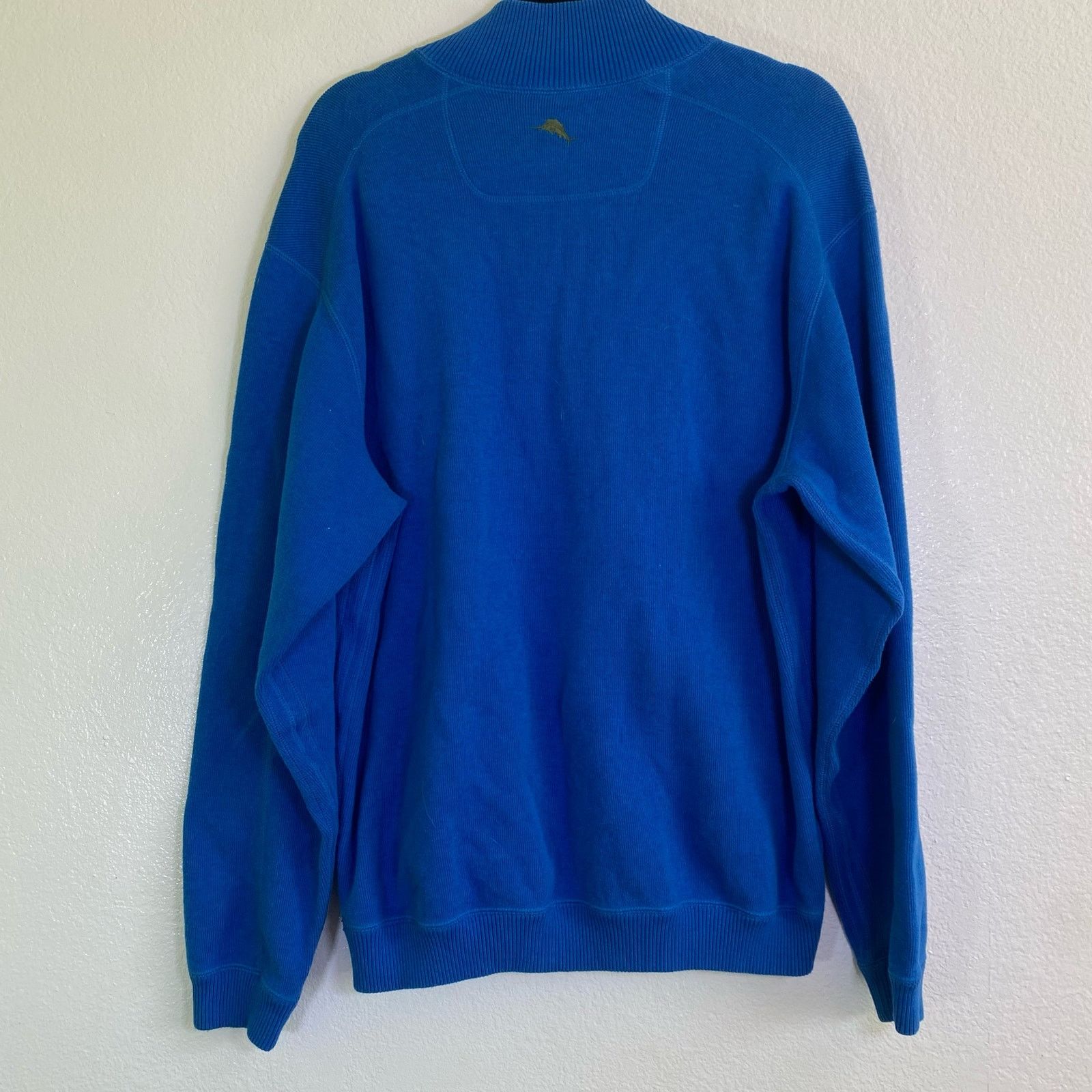 Tommy Bahama Tommy Bahama Reversible Blue Green Quarter Zip Sweater L Size US L / EU 52-54 / 3 - 4 Thumbnail