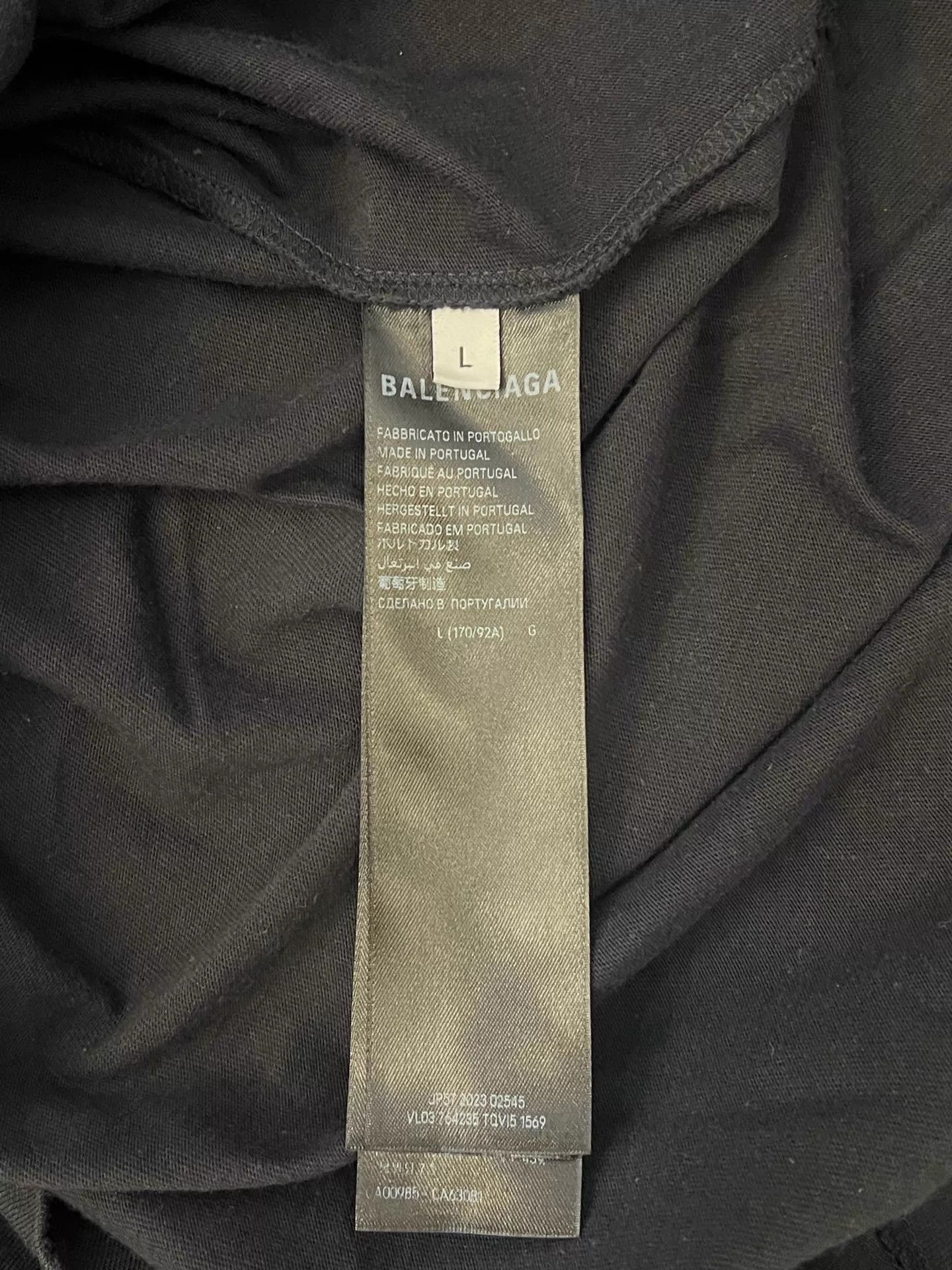 Balenciaga Balenciaga SS24 Logo Print Crewneck Short Sleeve Tee Black L (New, Tried On) Size US L / EU 52-54 / 3 - 4 Thumbnail