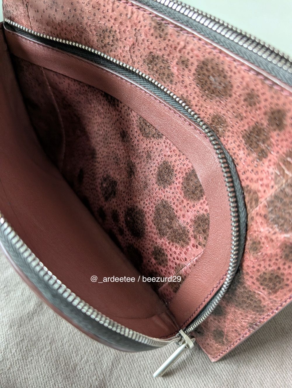Rick Owens 💥UNRELEASED 1/1 WOLFFISH/SEAWOLF CLUB POUCH Size ONE SIZE - 8 Thumbnail