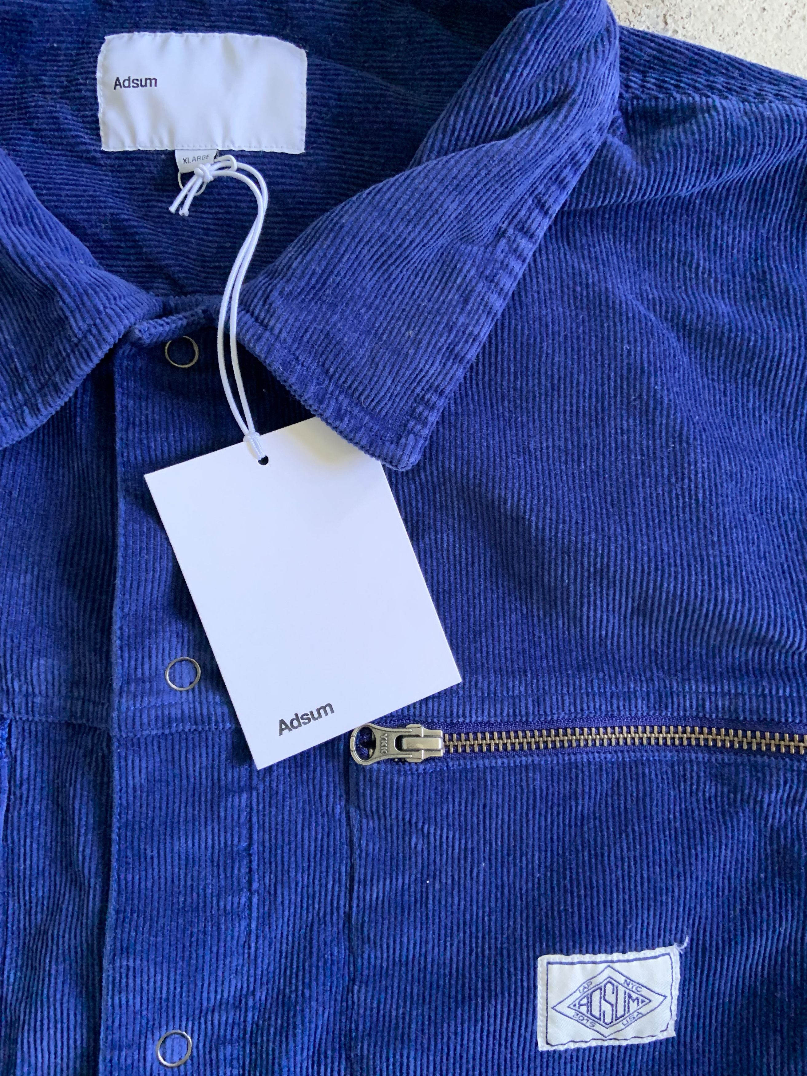 Adsum 14W Corduroy Overshirt Size US XL / EU 56 / 4 - 2 Thumbnail