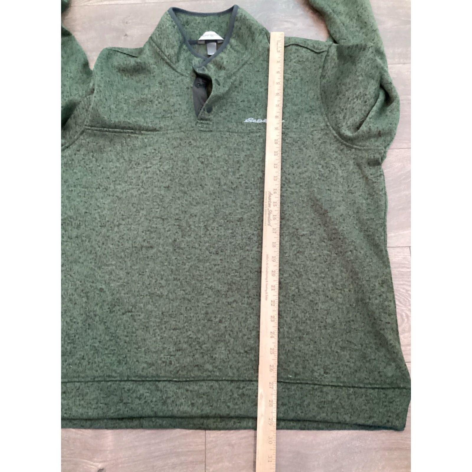 Eddie Bauer VINTAGE Eddie Bauer Radiator Fleece Quarter Snap Pullover Men 2XL Hunter Green Pullover Mock Neck Mens Size US XXL / EU 58 / 5 - 6 Thumbnail