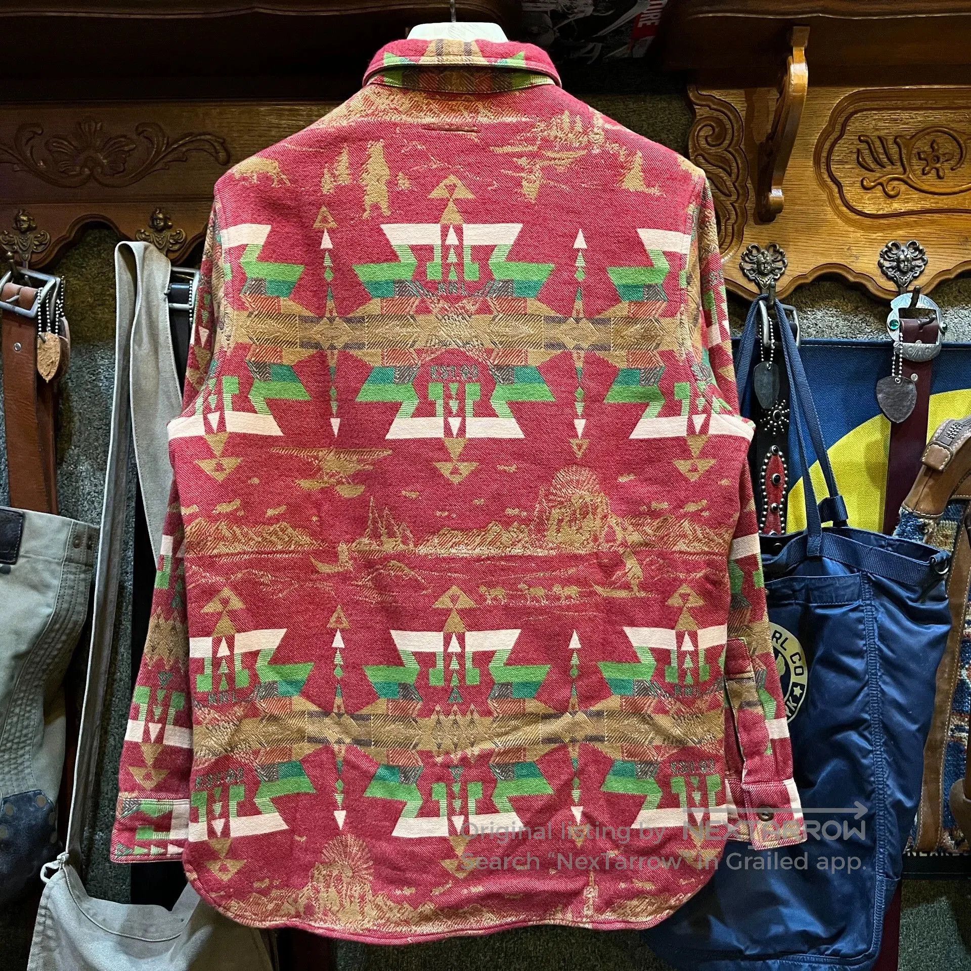RRL Ralph Lauren RRL Southwestern Red Shirt by Ralph Lauren. Size US M / EU 48-50 / 2 - 2 Thumbnail