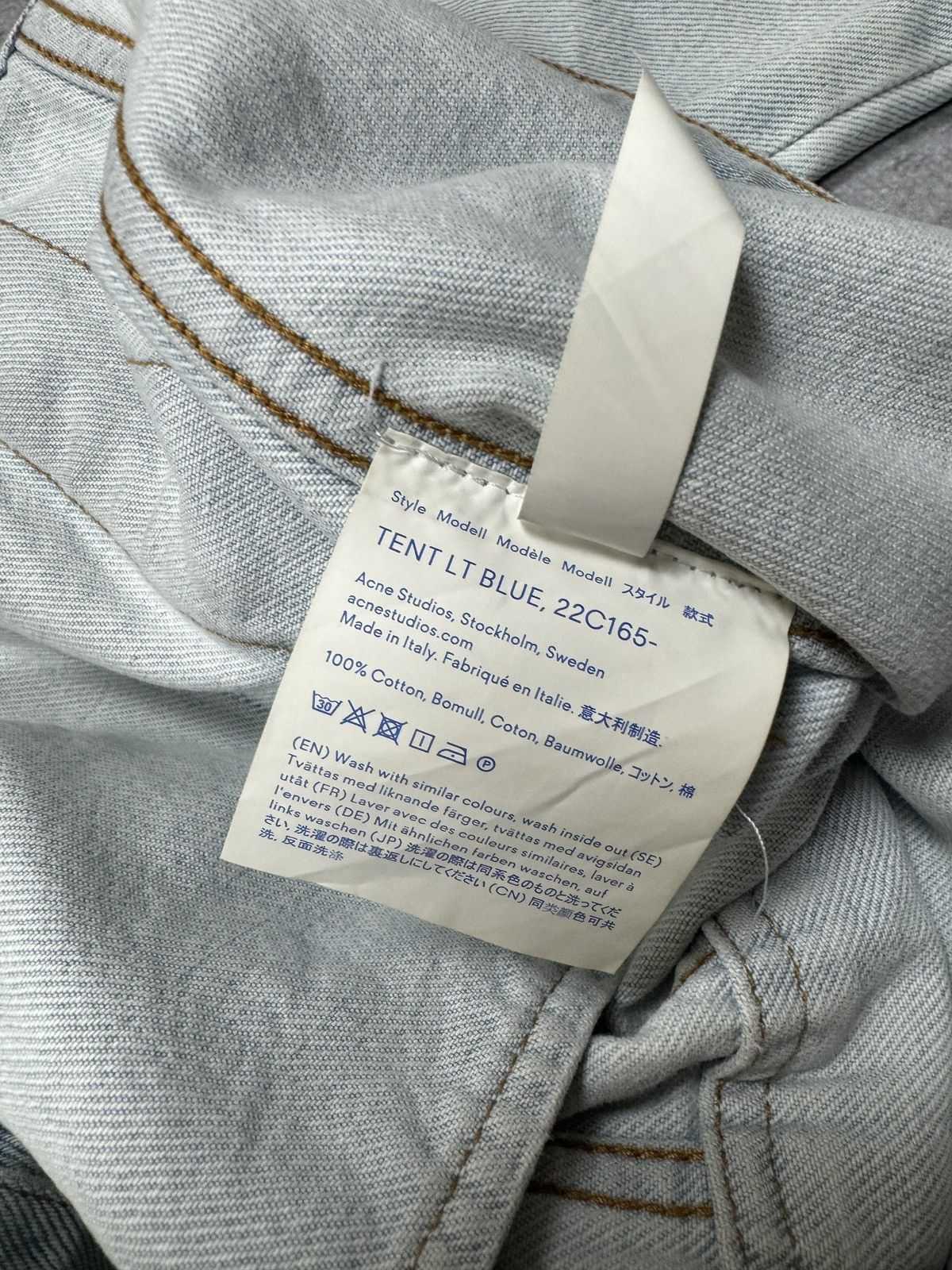 Acne Studios Acne Studios Bla Konst vintage denim jacket Size US M / EU 48-50 / 2 - 10 Thumbnail