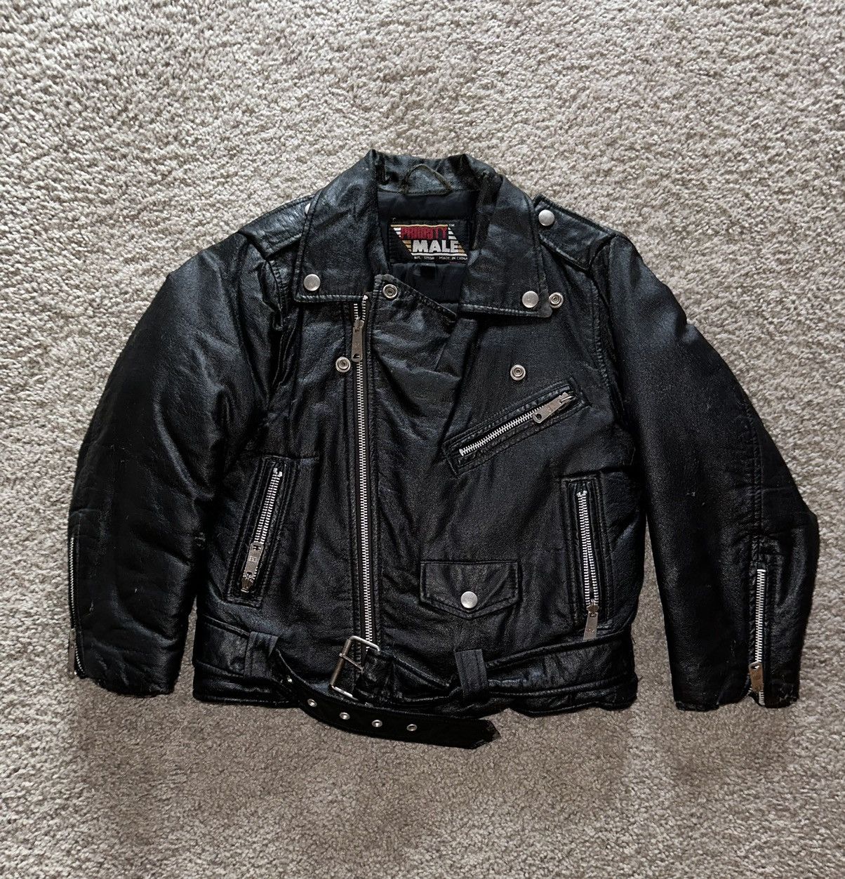 Harley Davidson × Vintage Vintage 80’s Rolling Thunder Leather Motorcycle Jacket Size XS / US 0-2 / IT 36-38 - 1 Thumbnail