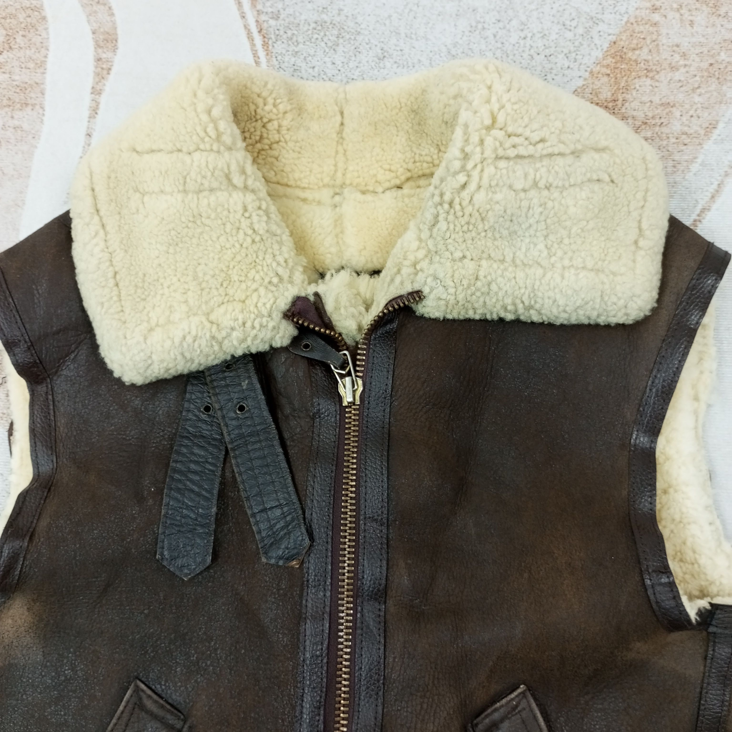 Avirex Avirex USA Leather Vest Jacket c246n4 Size US S / EU 44-46 / 1 - 2 Thumbnail