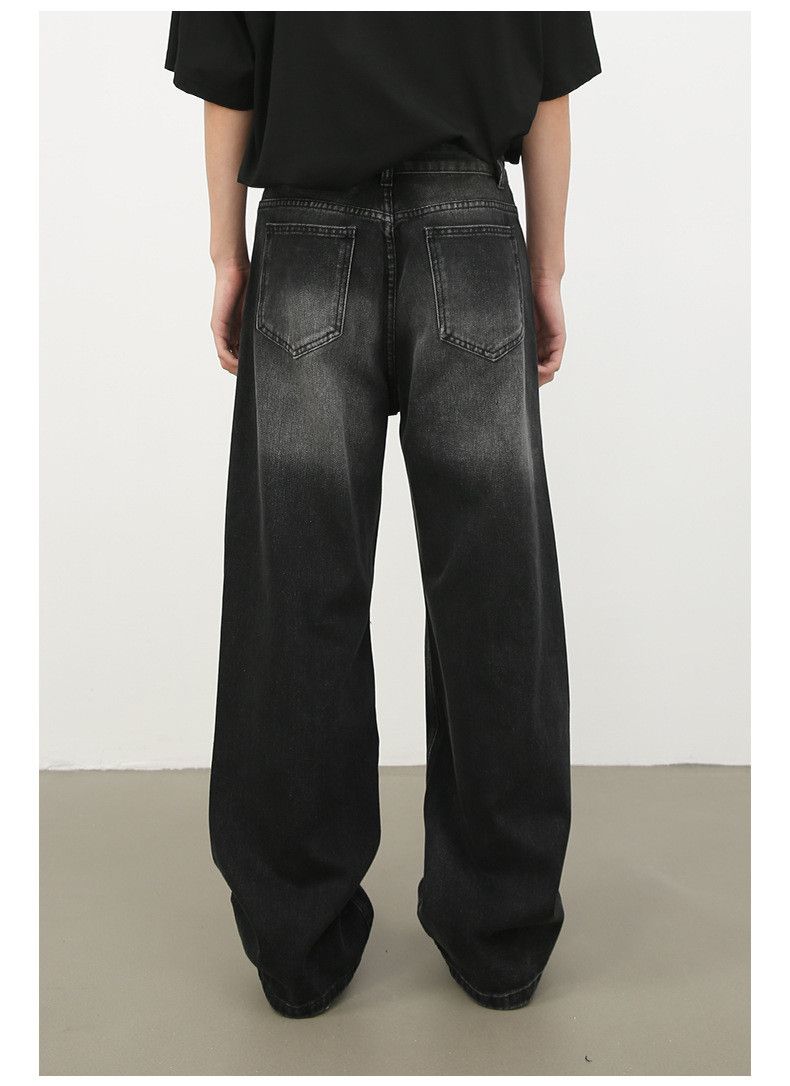 Japanese Brand × Jean American street loose straight-leg ripped washed jeans Size US 32 / EU 48 - 6 Thumbnail