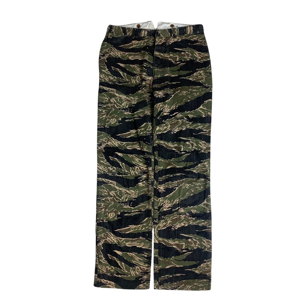 Beams Japan 🇯🇵Beams japan tiger stripe pants Size US 29 - 1 Thumbnail