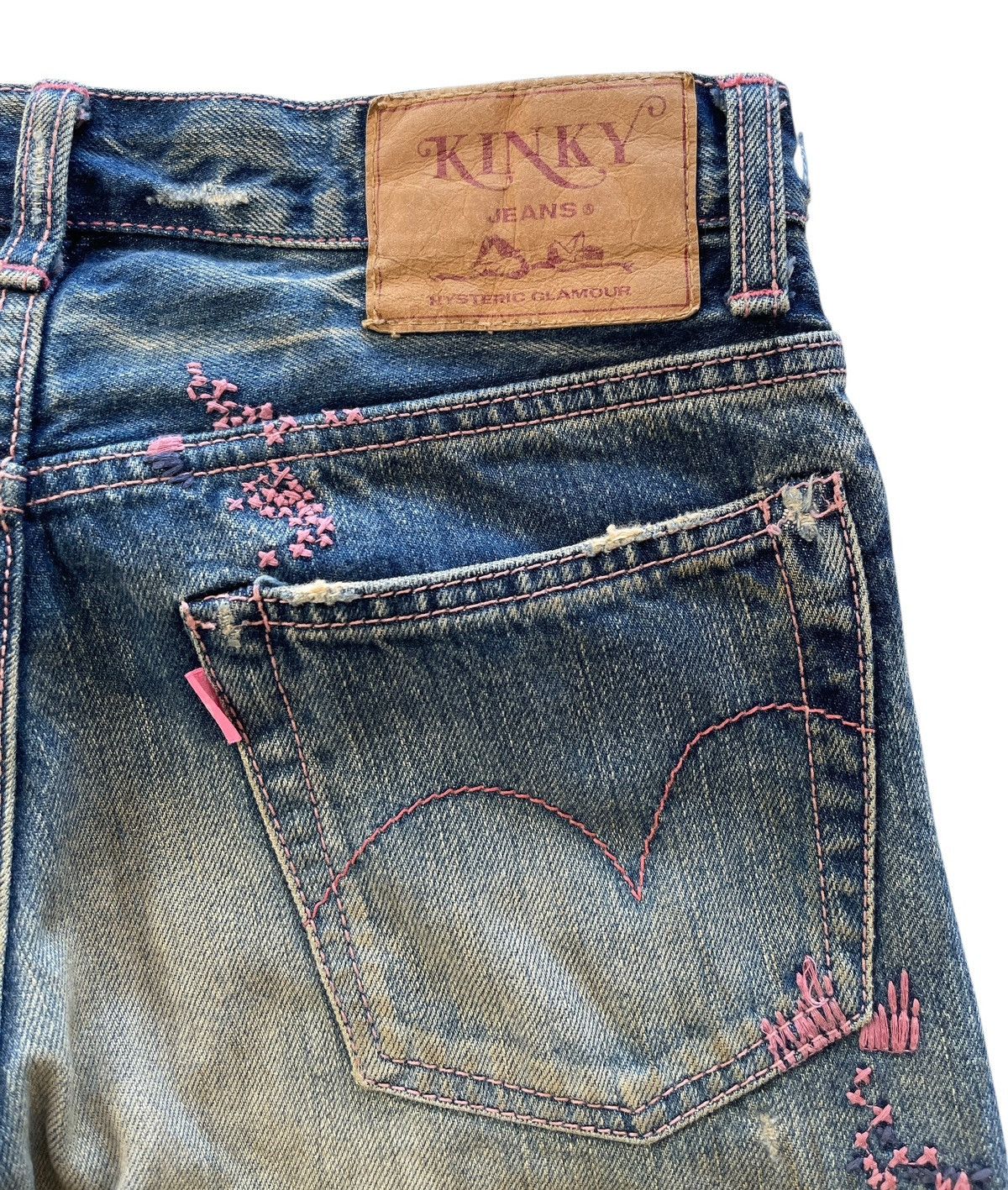 Hysteric Glamour Hysteric Glamour Distressed Rusty Flare Selvedge Denim Size 28" / US 6 / IT 42 - 14 Thumbnail