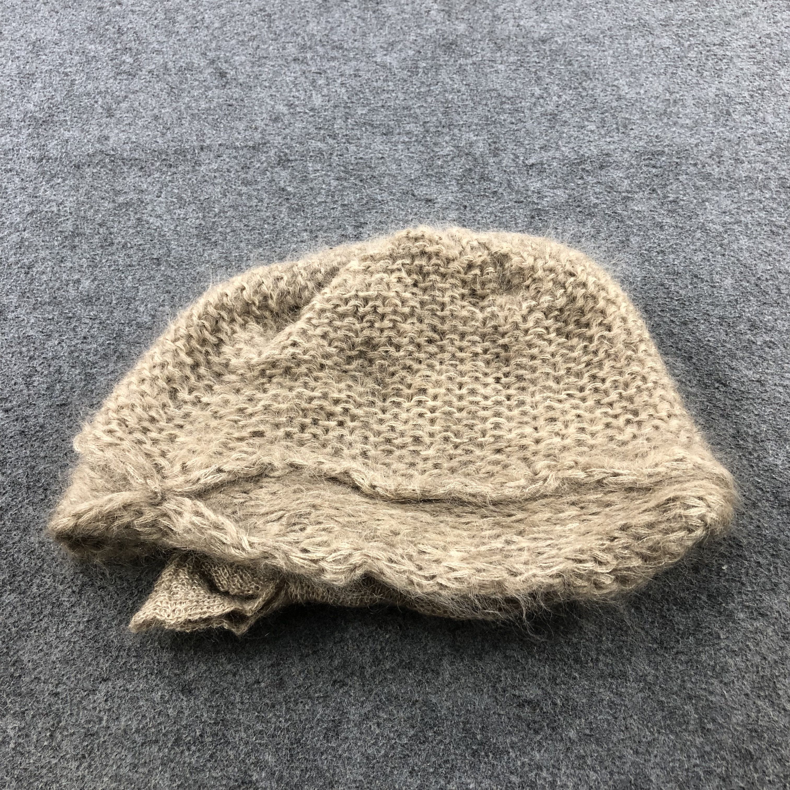 CA4LA CA4LA Ribbon Mohair Hat Beanie Snowcap Snow Hat B38 Size ONE SIZE - 2 Thumbnail