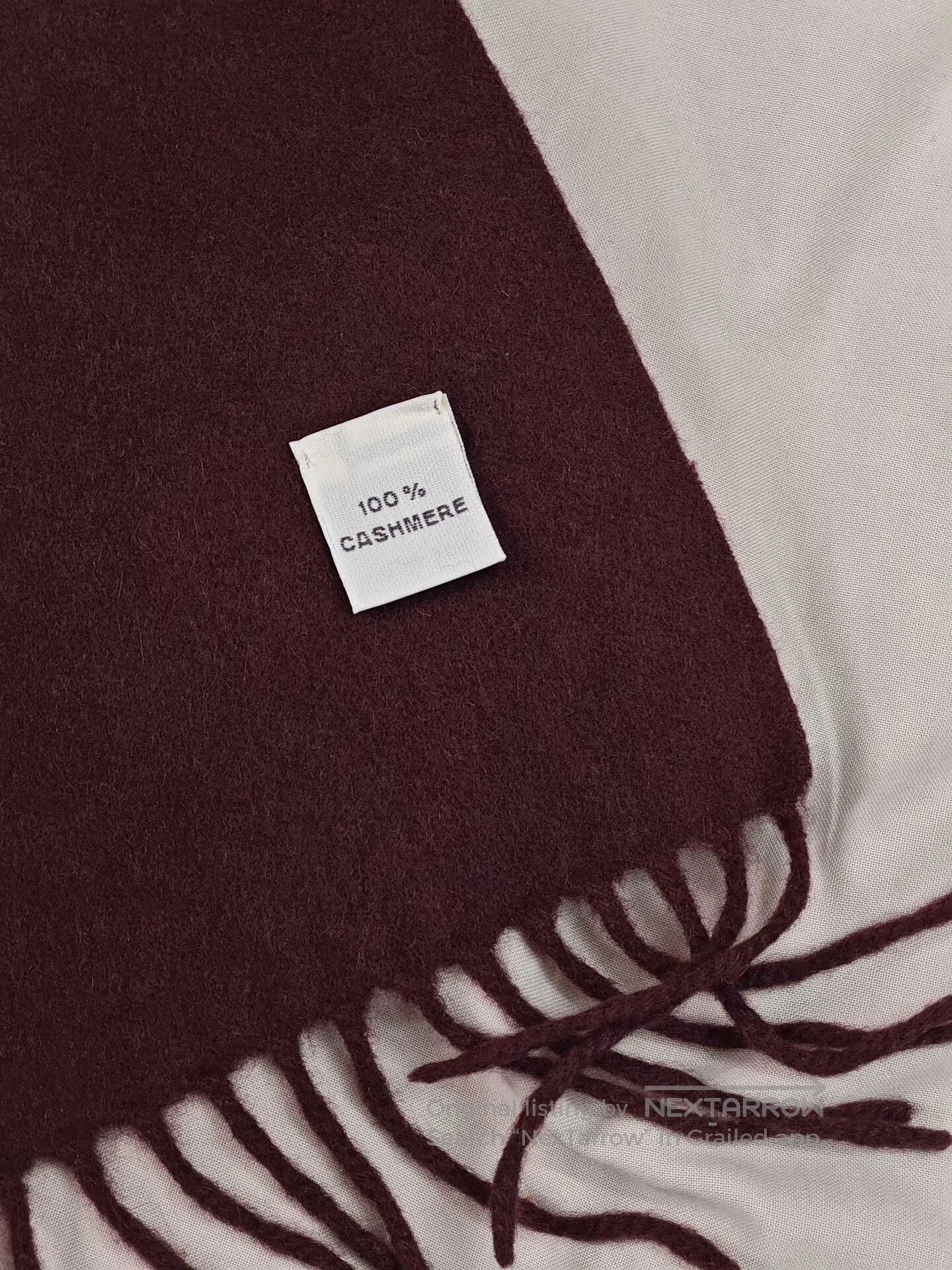 Colombo Colombo Purple Cashmere Scarf from Italy. Size ONE SIZE - 4 Thumbnail