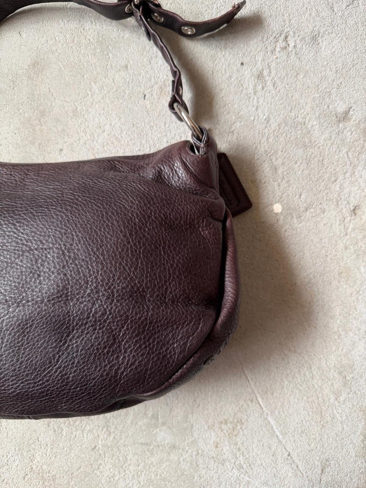 Coach Coach Pebbled Leather Hobo Shoulder Bag Brown Size ONE SIZE - 7 Thumbnail
