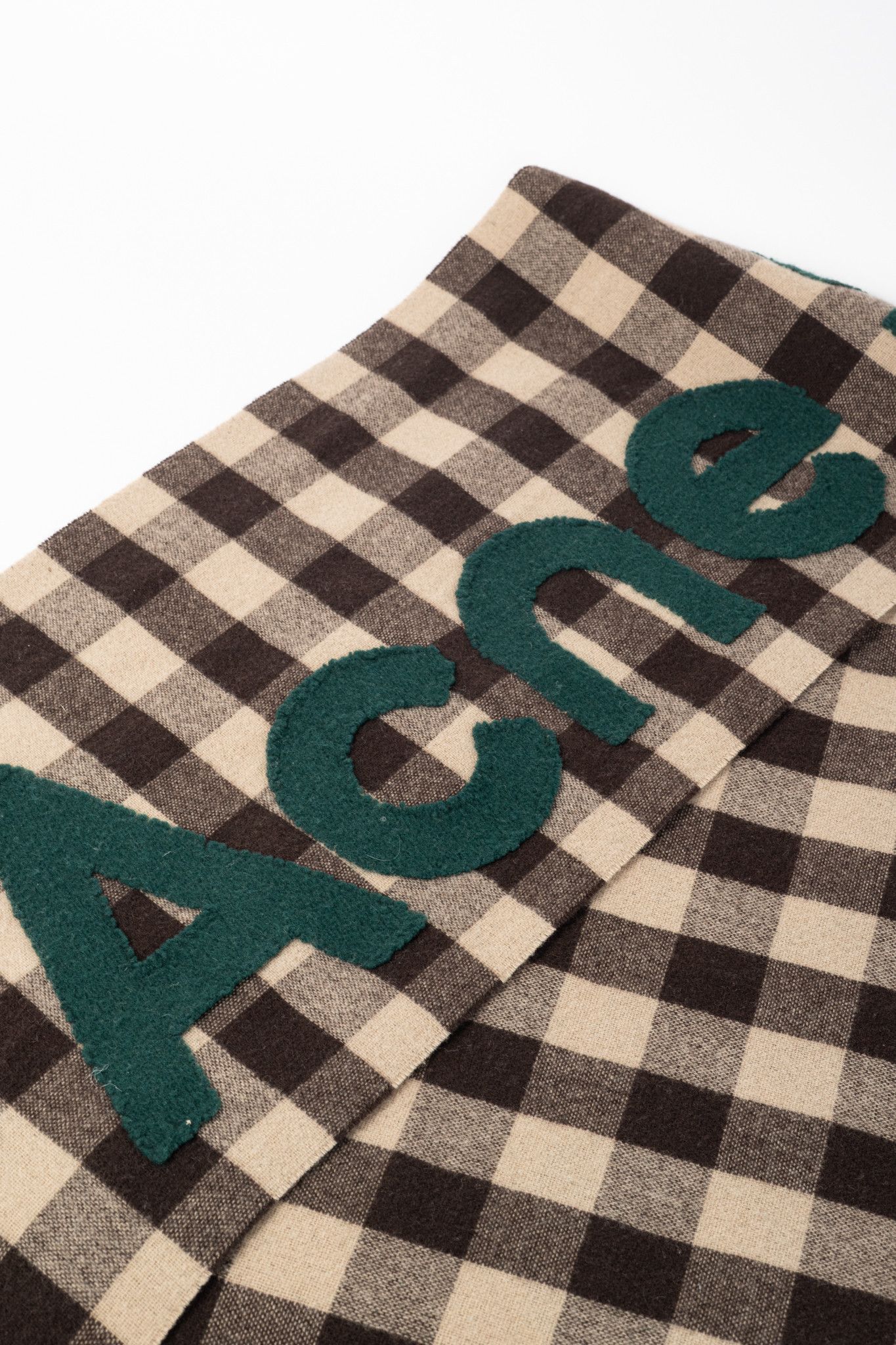 Acne Studios Acne Studios Veda Tasselled-Trim Wool-Blend Scarf Size ONE SIZE - 3 Thumbnail