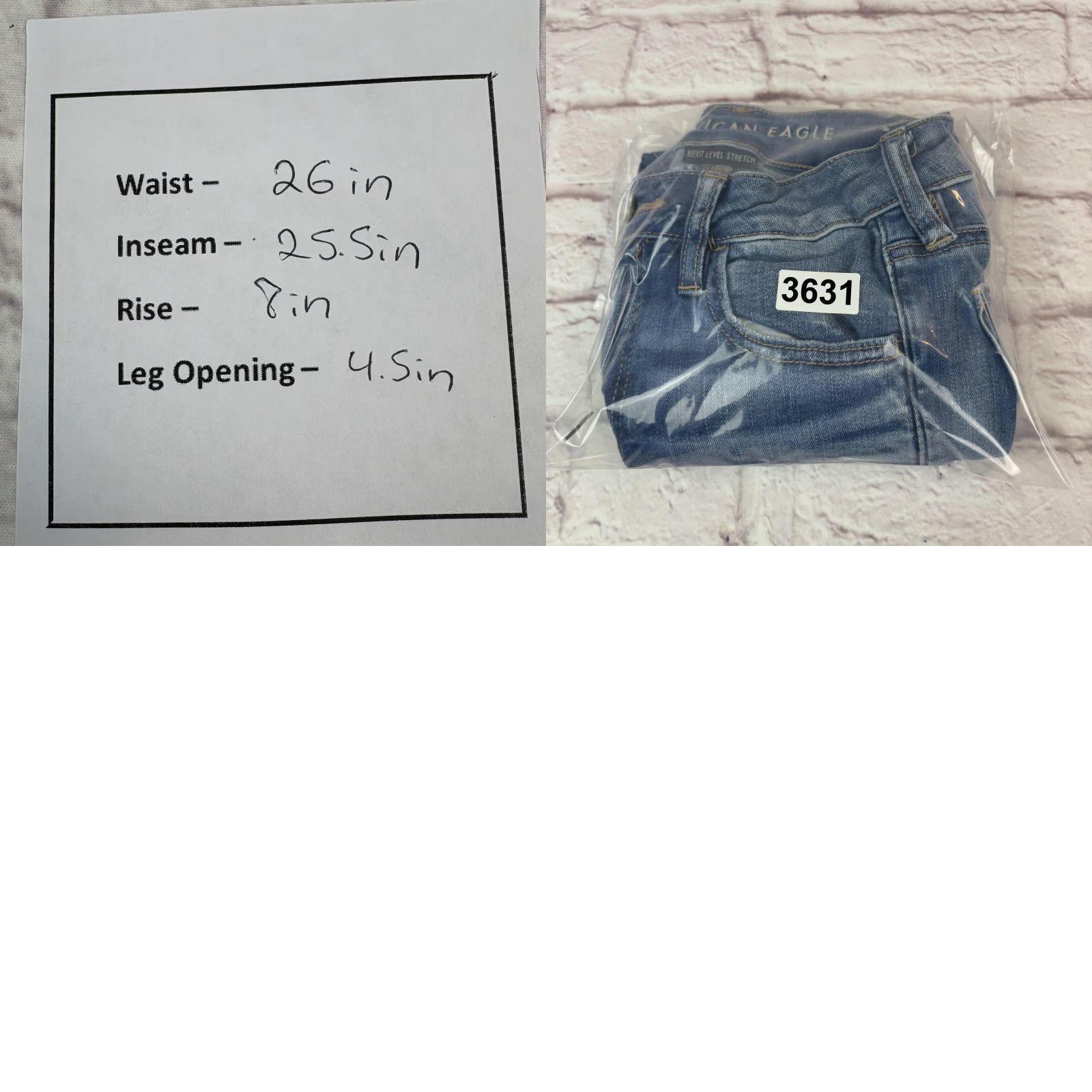 American Eagle Outfitters American Eagle Outfitters Jeans Womens 6 Short Blue Jegging Distressed Stretch 5-Pocket Denim Size 28" / US 6 / IT 42 - 10 Thumbnail