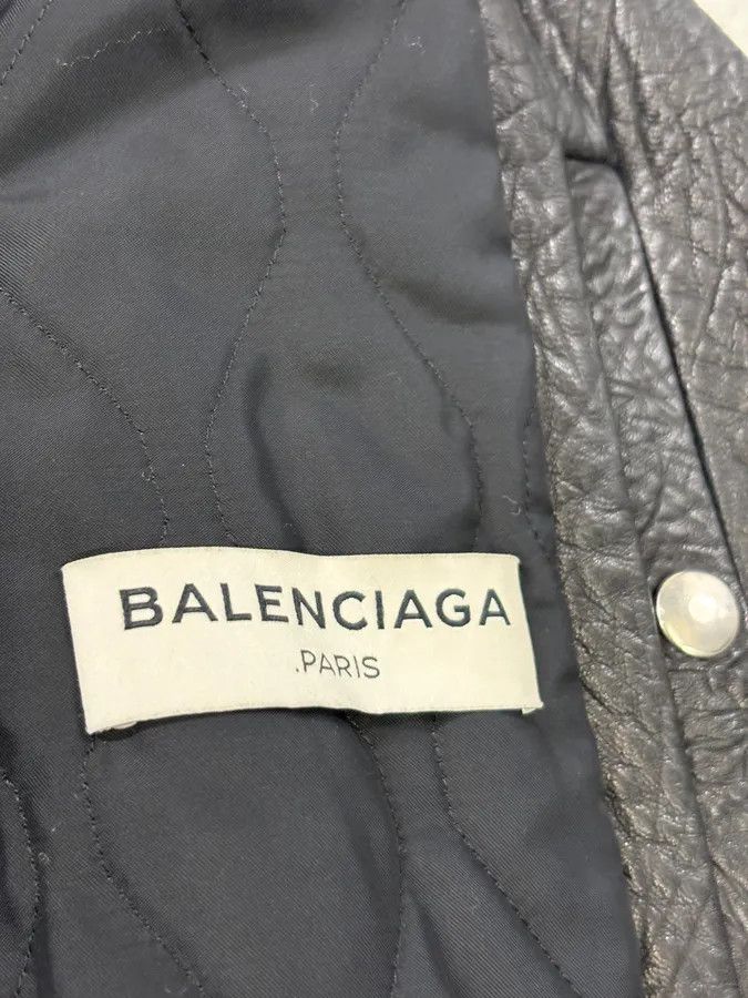 Balenciaga AW2014 Balenciaga Black Leather Perfecto Jacket Size US S / EU 44-46 / 1 - 12 Thumbnail