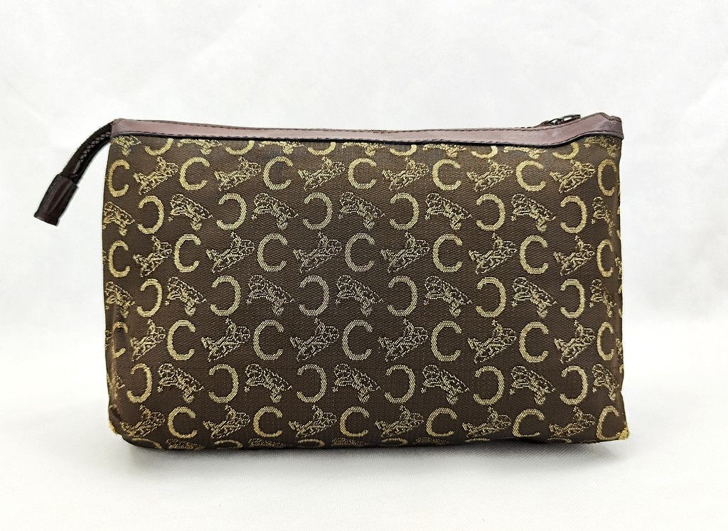 Celine vintage CELINE monogram CC logo textile clutch bag Size ONE SIZE - 11 Thumbnail