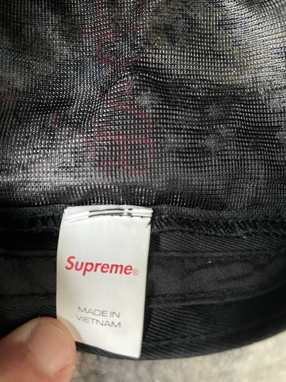 Supreme Supreme AOI Embroidered Camp Cap "Black" Size ONE SIZE - 7 Thumbnail
