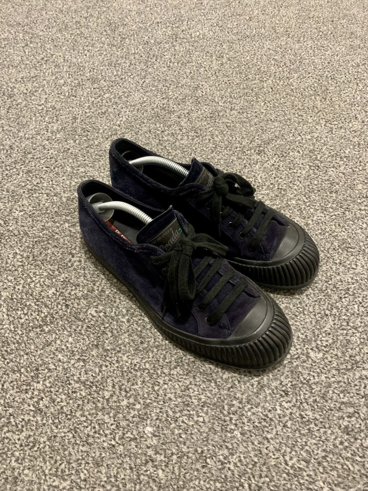 Prada Prada Suede Hawaii Low Top Rubber Sneakers Size US 9 / EU 42 - 2 Thumbnail