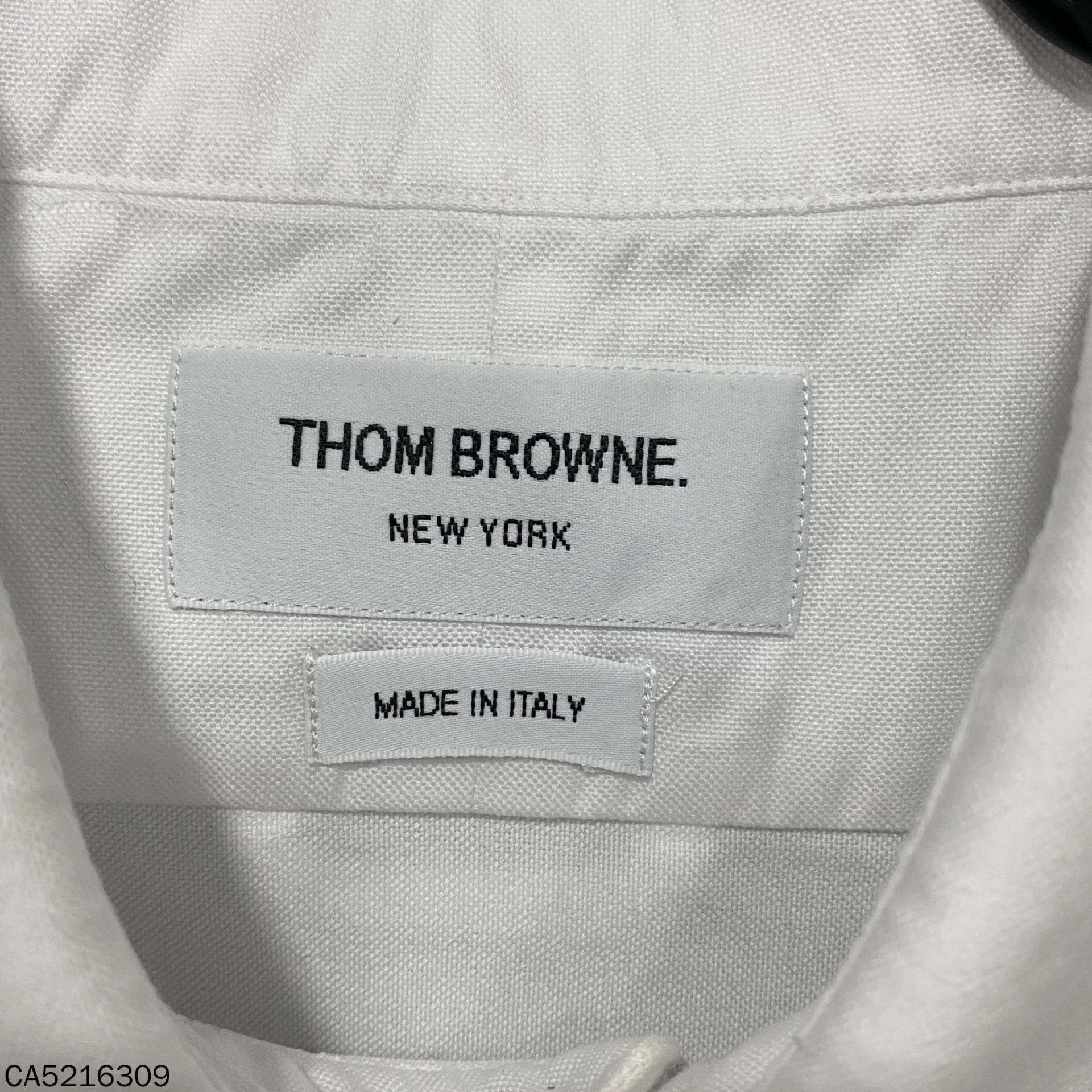 Thom Browne Thom Browne striped white short sleeve shirt women's 2 Size XS / US 0-2 / IT 36-38 - 5 Thumbnail