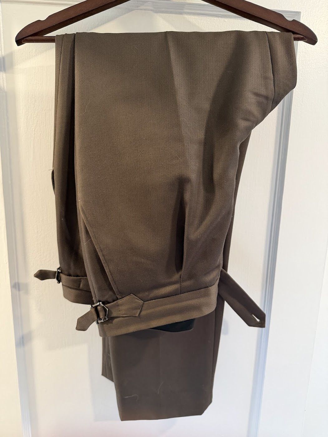 Spier & Mackay Spier & Mackay Sartorial Dark Olive Wool Trousers Size US 36 / EU 52 - 5 Thumbnail