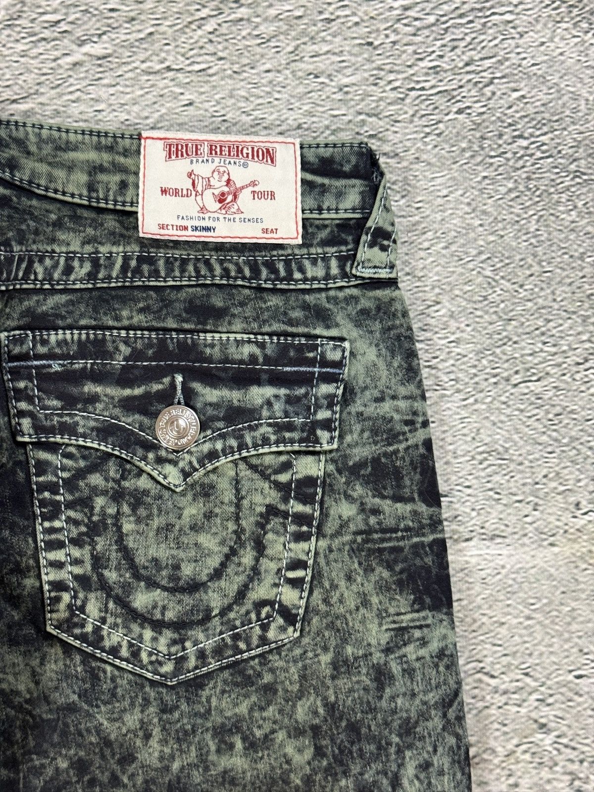 True Religion True Religion jeans skinny marble camo khaki green Size US 28 / EU 44 - 4 Thumbnail