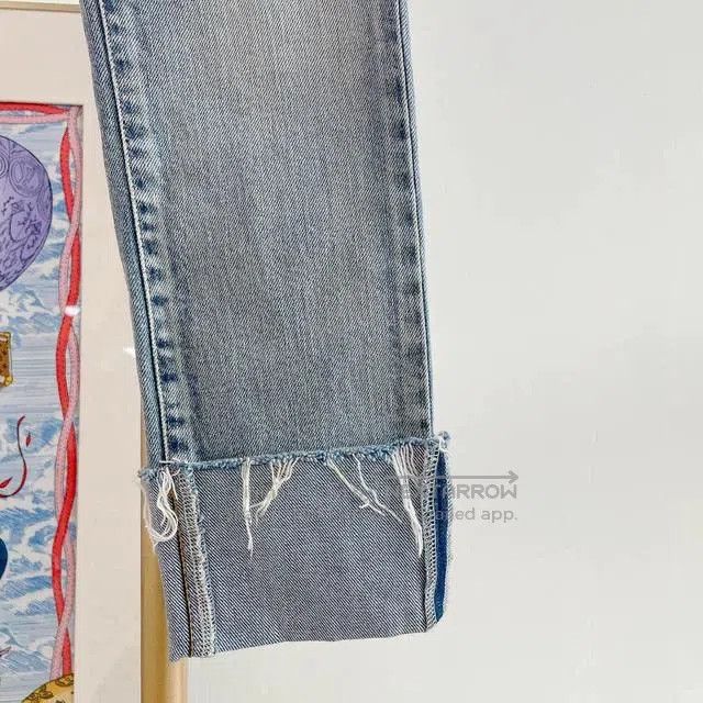 Saint Laurent Paris Saint Laurent Light Blue Jeans . Size US 30 / EU 46 - 4 Thumbnail