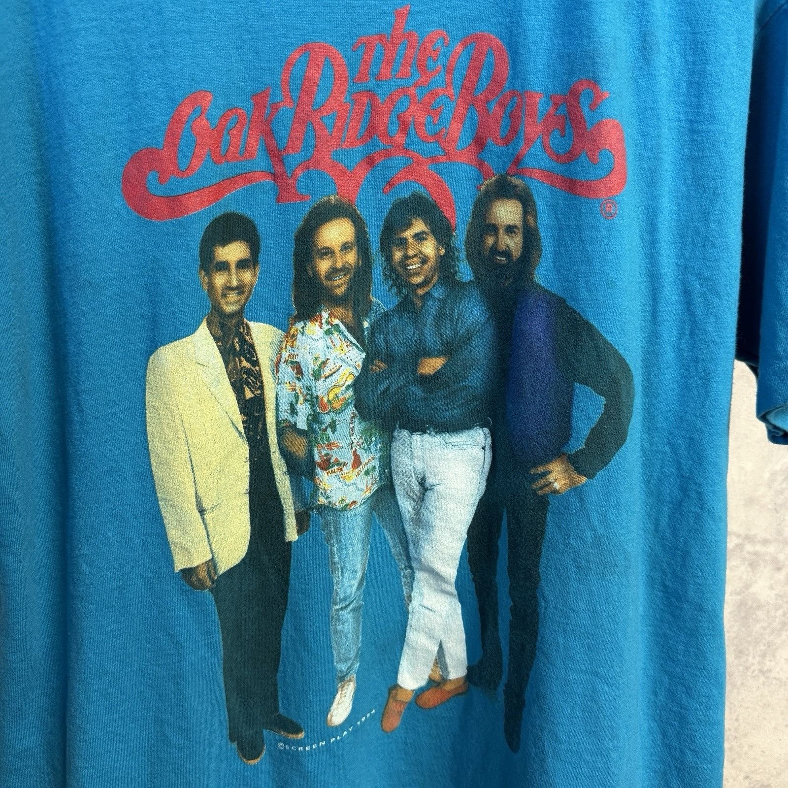 Band Tees Vintage The Oak Ridge Boys Band Shirt Men’s XL 22.5x29.5 Blu Size US XL / EU 56 / 4 - 4 Thumbnail