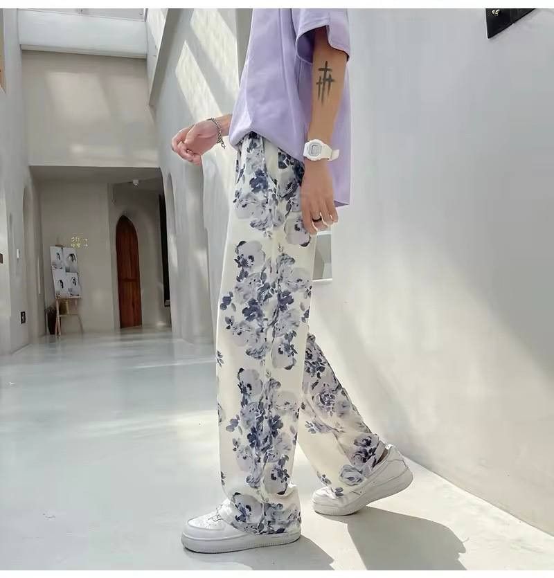 Japanese Brand × Vintage floral pants Size US 34 / EU 50 - 6 Thumbnail