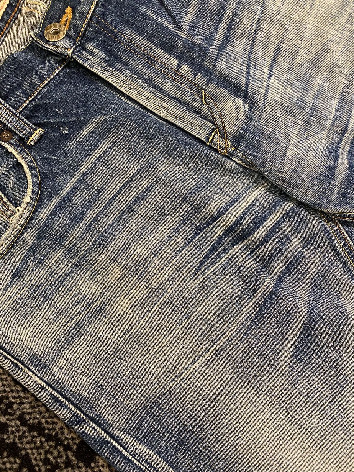 Edwin Edwin XV Distressed Ripped Washed Japan Denim Size US 33 - 4 Thumbnail