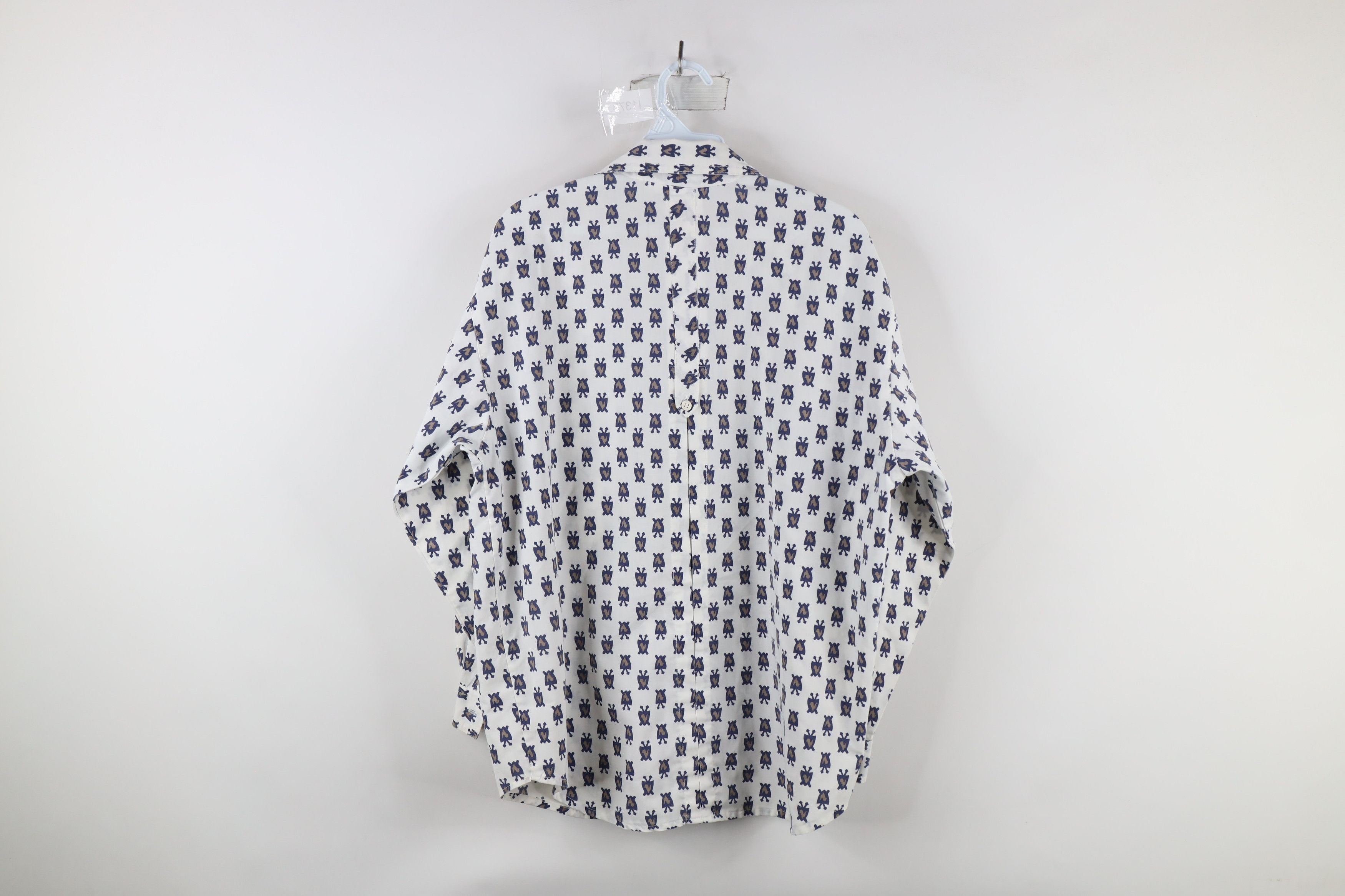 Vintage Vintage 90s Streetwear All Over Print Collared Button Shirt Size M / US 6-8 / IT 42-44 - 7 Thumbnail