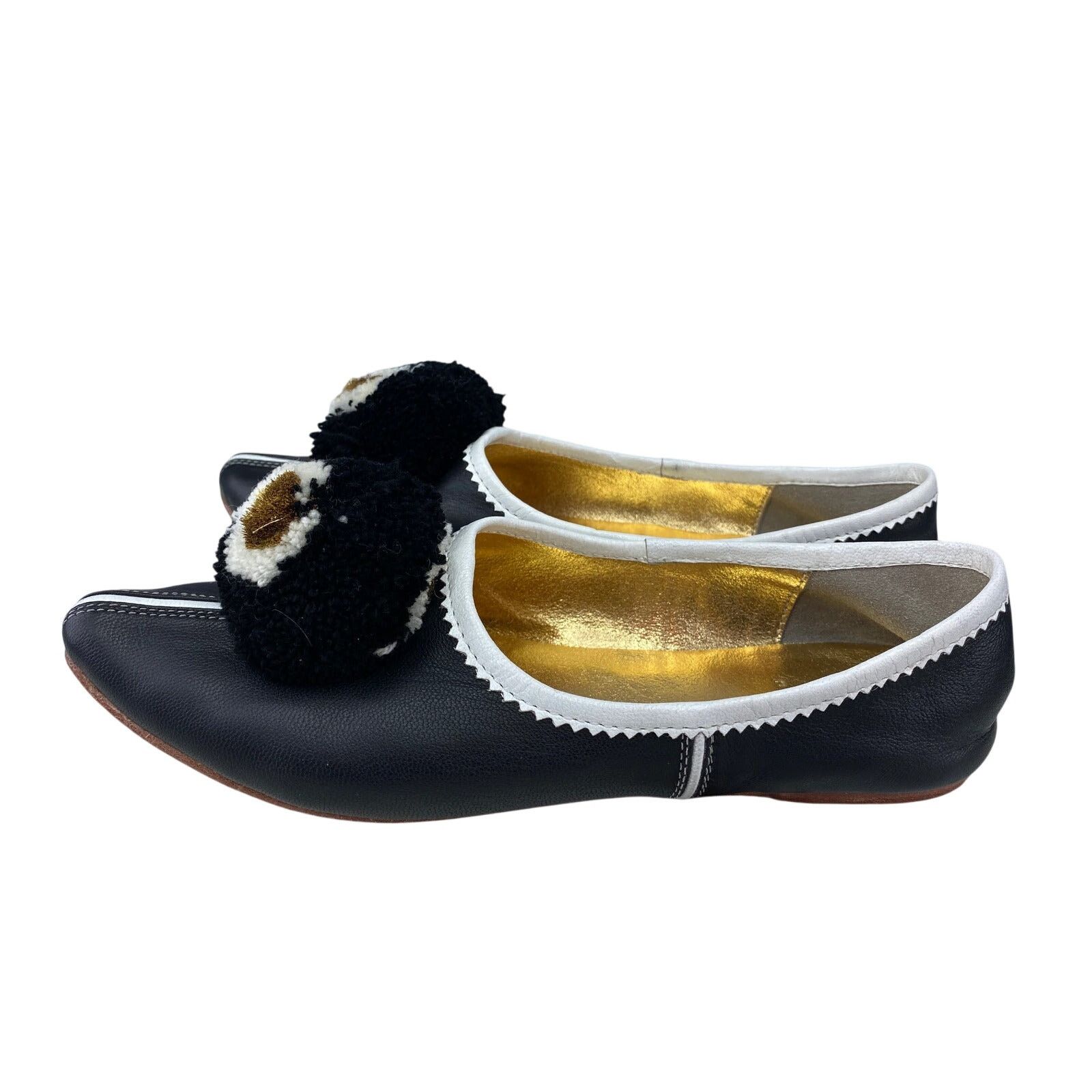 Figue Figue leather flats sz 7 MSRP $625 Size US 7 / IT 37 - 6 Thumbnail