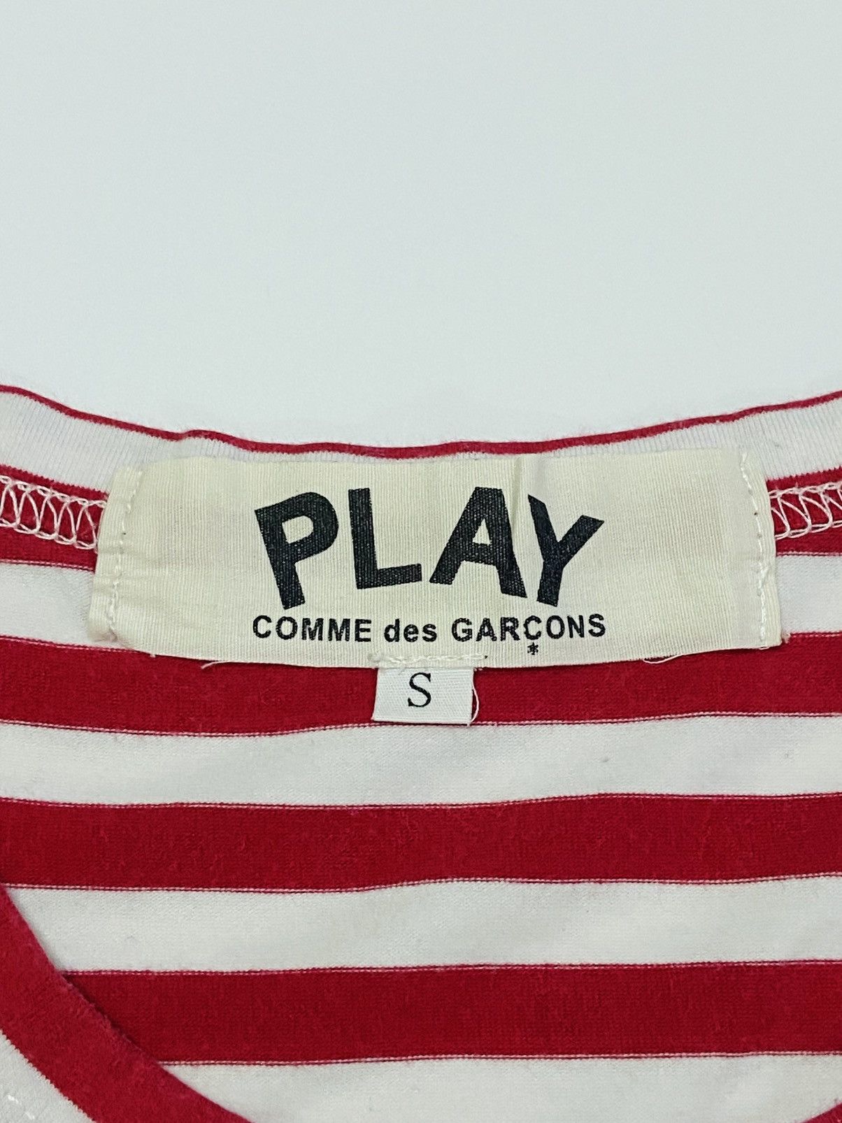 Comme des Garcons COMME DES GARCONS PLAY STRIPE TEE Size US S / EU 44-46 / 1 - 10 Thumbnail