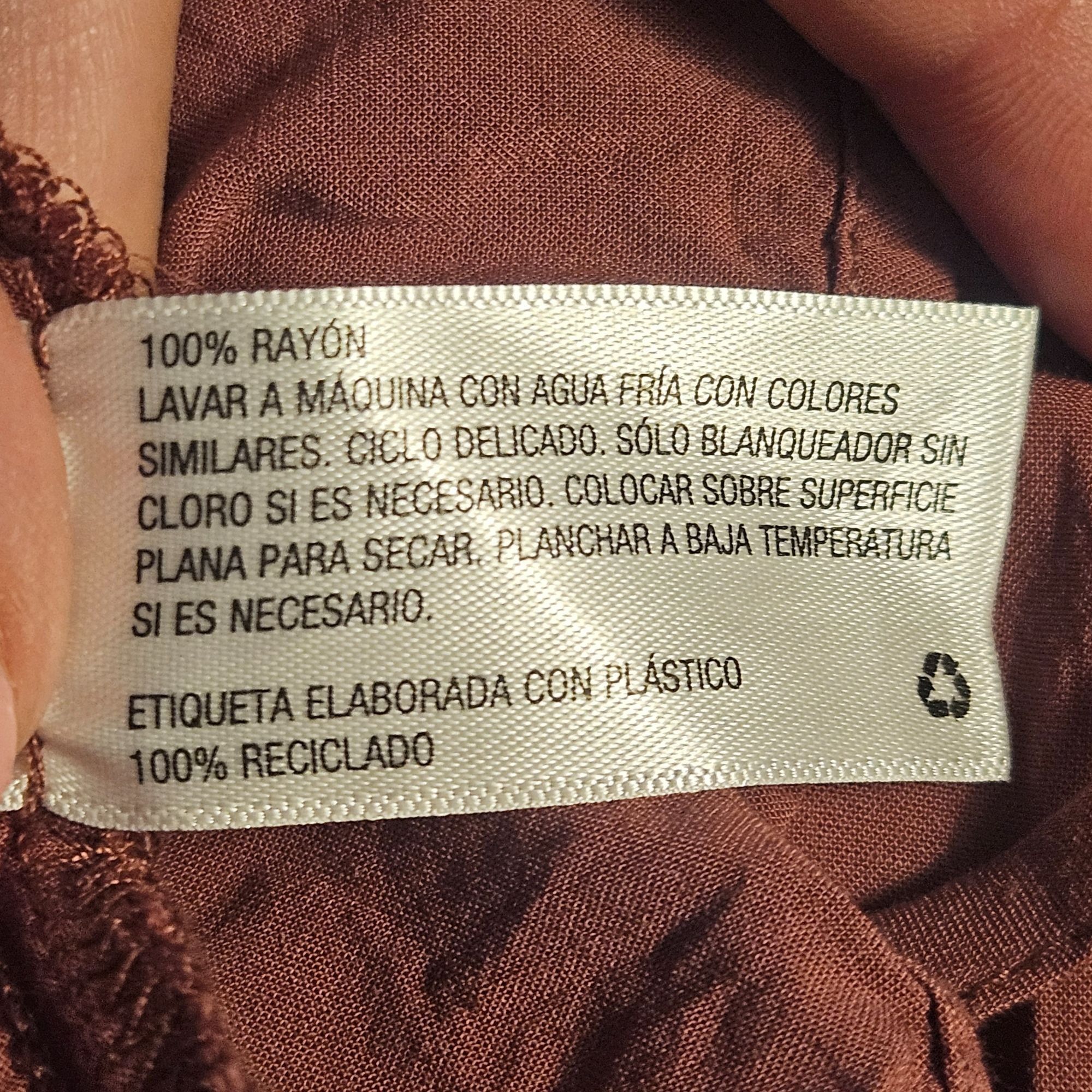 Other Woman's Rayon Slip Dress S – Soft Rose Minimalist Lounge Lay Size S / US 4 / IT 40 - 7 Thumbnail