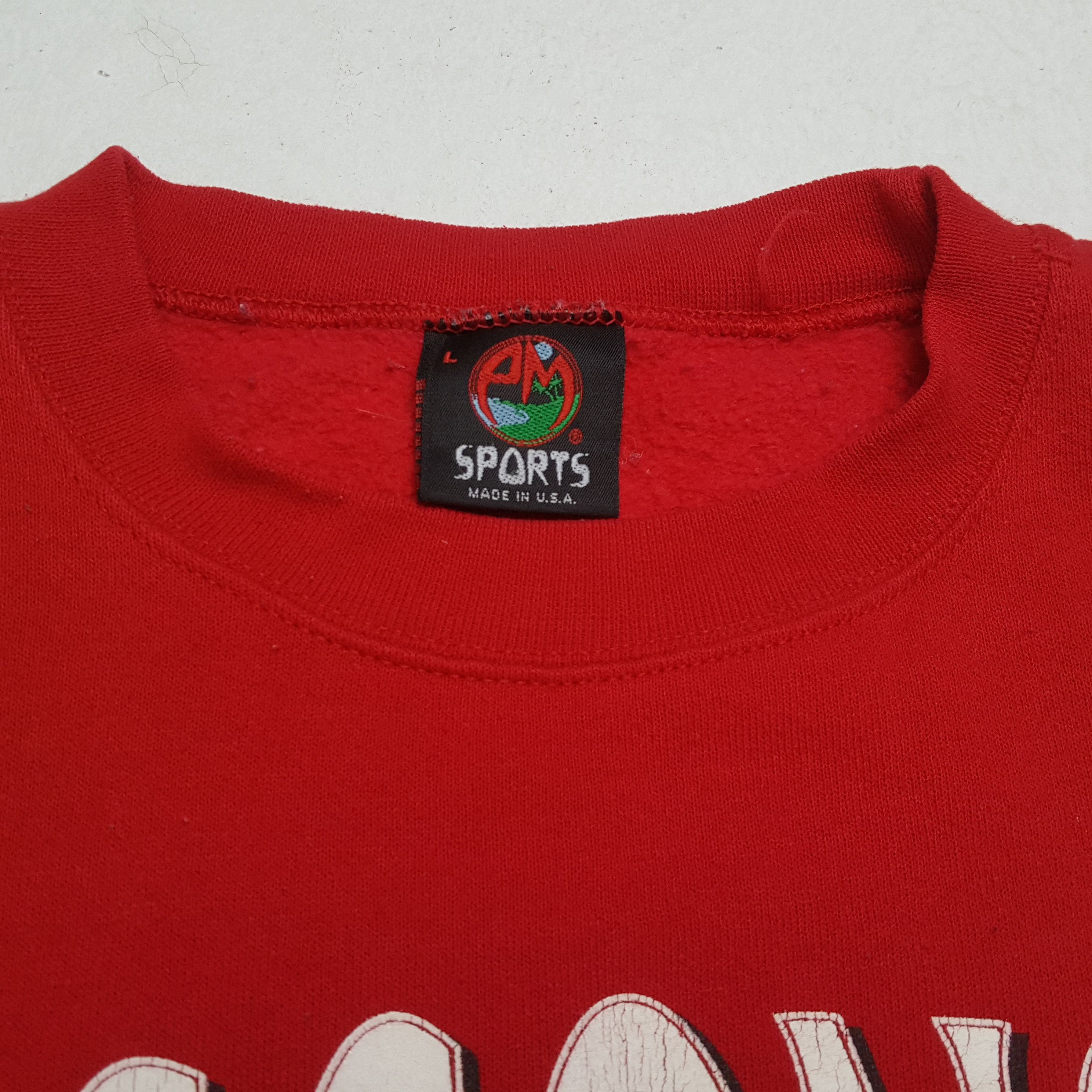 NFL × Vintage Vintage WISCOSIN BADGERS American Football Team Sweatshirts Size US L / EU 52-54 / 3 - 8 Thumbnail