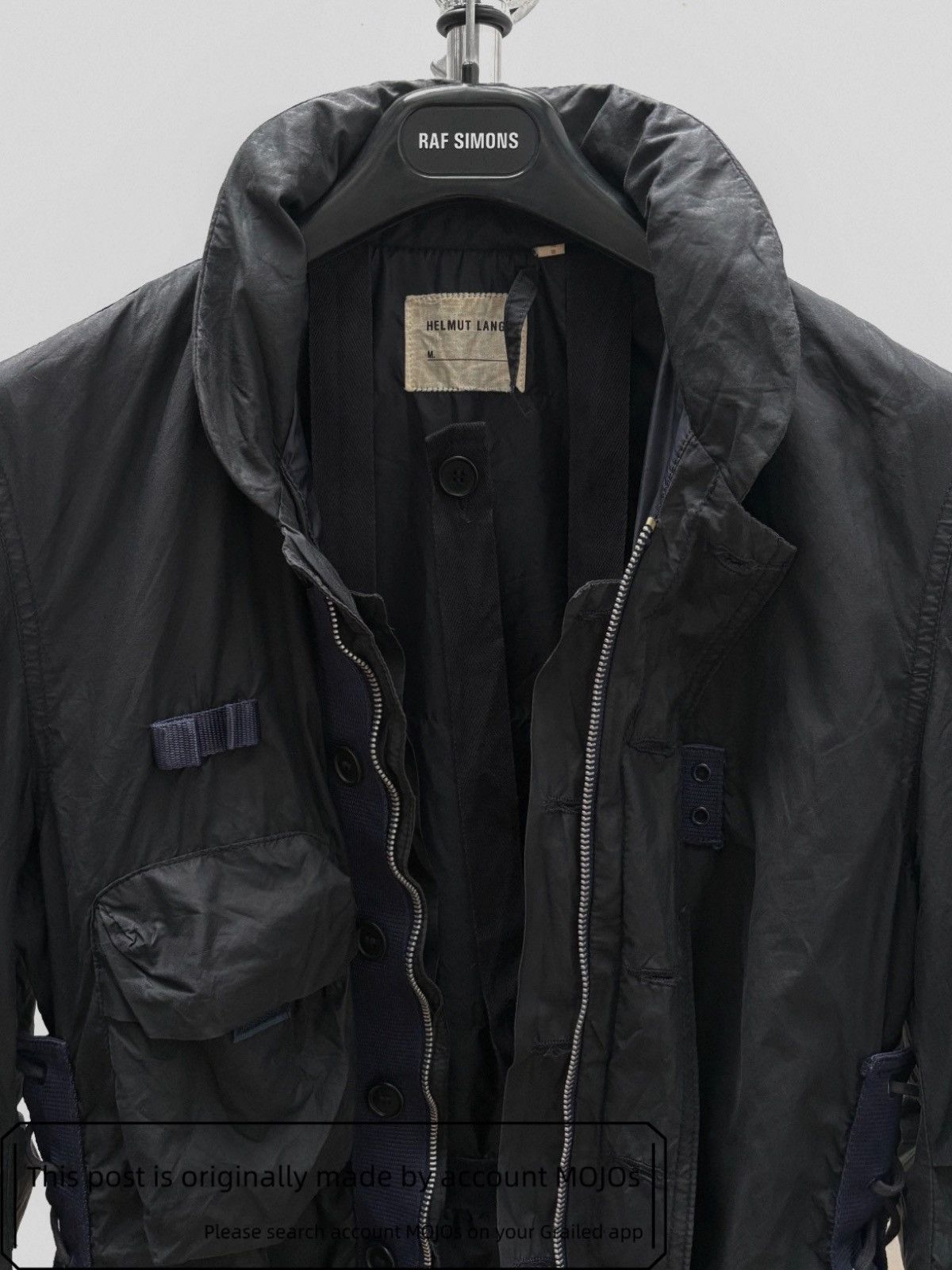 Helmut Lang Sz 46 Helmut Lang 00SS Flak Tactic Jacket mojos1154 Size US S / EU 44-46 / 1 - 5 Thumbnail