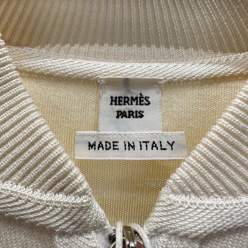 Hermes Hermes Chain patterned silk zipper jacket Size XXS / US 00 / IT 34 - 3 Thumbnail