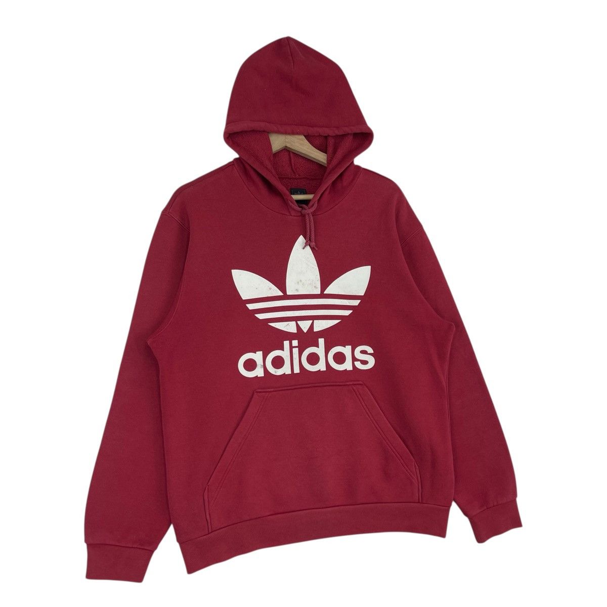 Adidas × Vintage Vintage Adidas Big Logo Pullover Hoodie Size US M / EU 48-50 / 2 - 6 Thumbnail