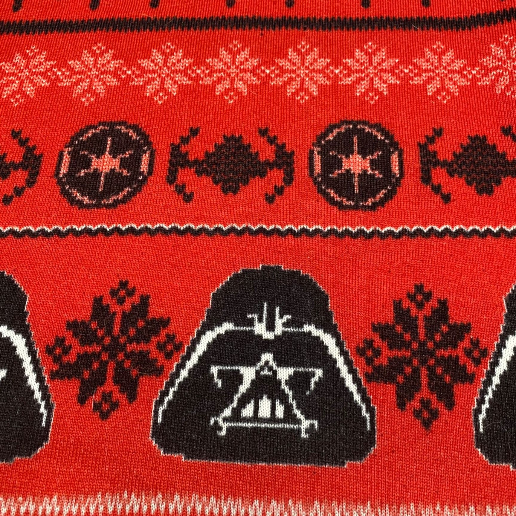 Star Wars Star Wars Mens Sweater Large Red Darth Vader Long Sleeve Crew Neck Pullover Knit Logo Casual Size US L / EU 52-54 / 3 - 4 Thumbnail