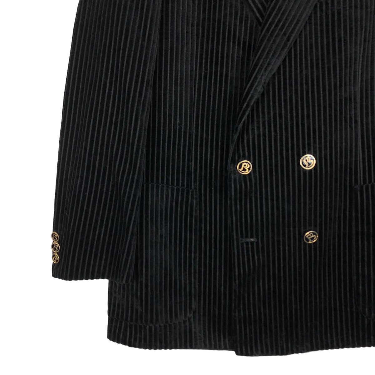 Japanese Brand 🔥Vintage Double Breasts Coats Jacket Striped Playboy Japan Size US M / EU 48-50 / 2 - 4 Thumbnail
