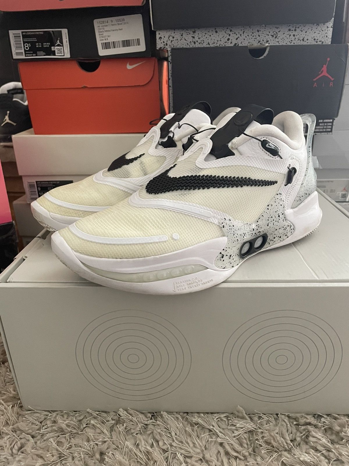 Jordan Brand Nike Adapt BB 2.0 White Cement Size US 9 / EU 42 - 1 Thumbnail