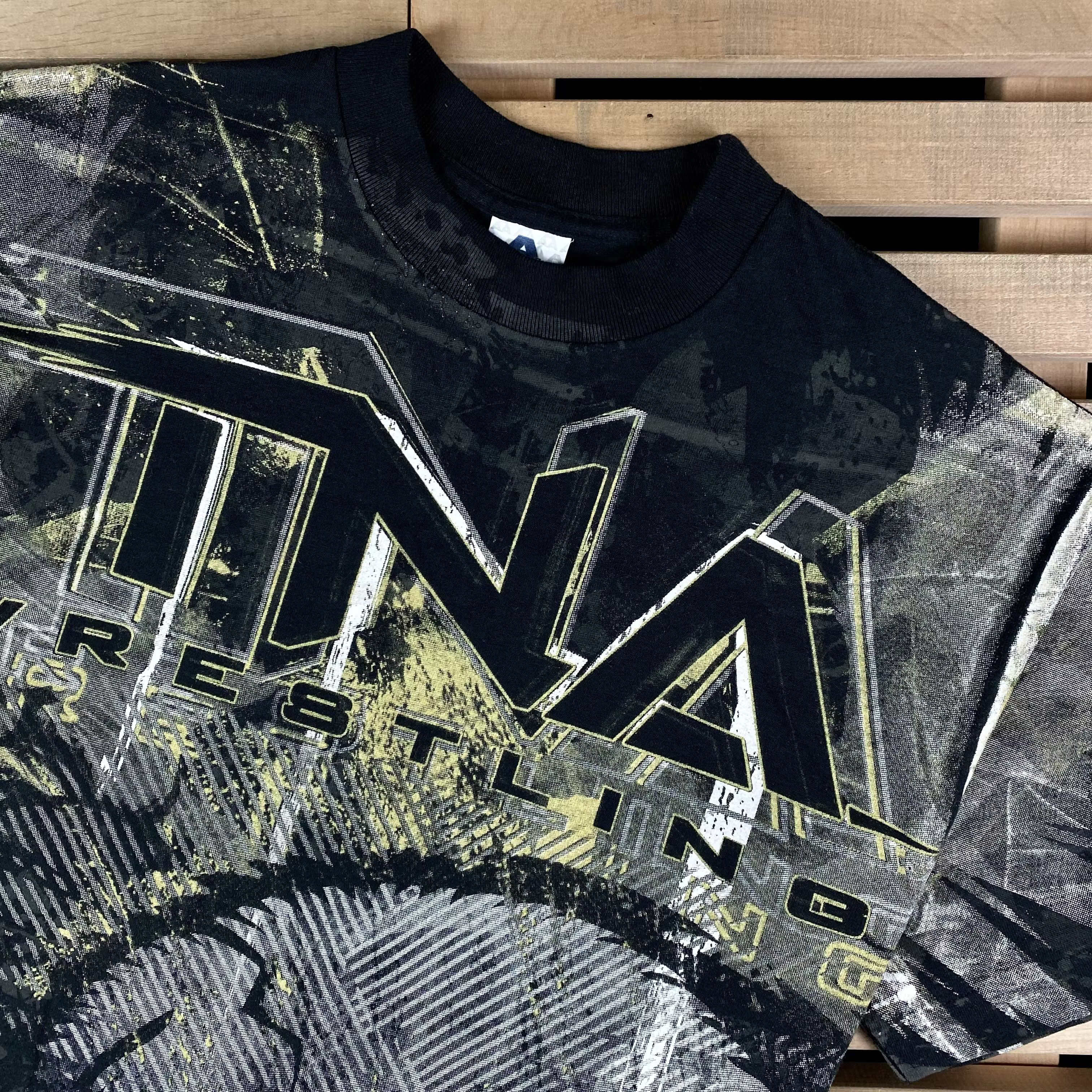 Vintage Mens Vintage T Shirt TNA Wrestling Size M Size US M / EU 48-50 / 2 - 2 Thumbnail