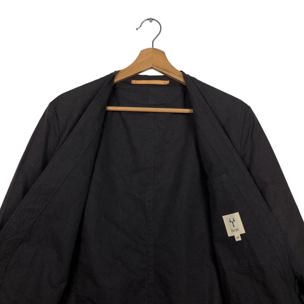 Japanese Brand × SCYE 📌Long Jacket Chore Duck Canvas Runway Design Scye Japan Size US M / EU 48-50 / 2 - 16 Thumbnail