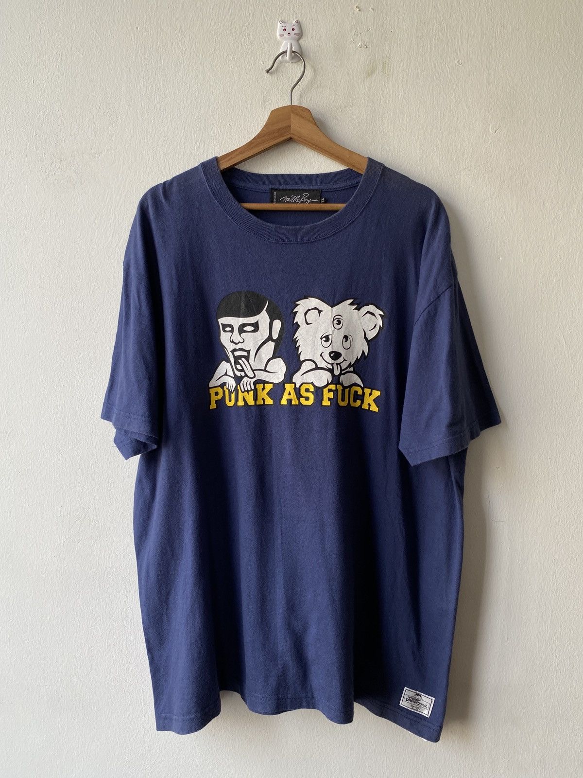 Beauty Beast × Japanese Brand 2000s - Milkboy ‘Punk as Fuck’ Punk Drunkers T Shirt Size US XXL / EU 58 / 5 - 3 Thumbnail