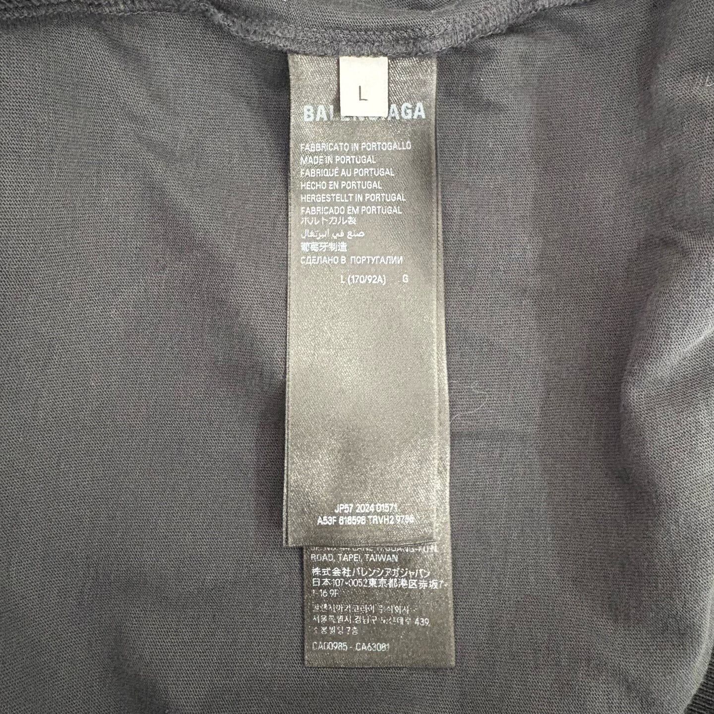 Balenciaga balenciaga distressed black hoodie size L Size US L / EU 52-54 / 3 - 4 Thumbnail