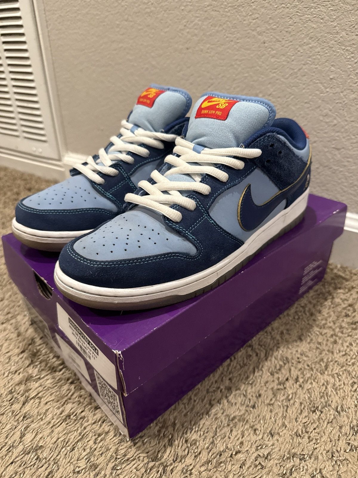 Nike SB Nike SB Dunk Low “Why So Sad?” Size US 11 / EU 44 - 1 Thumbnail