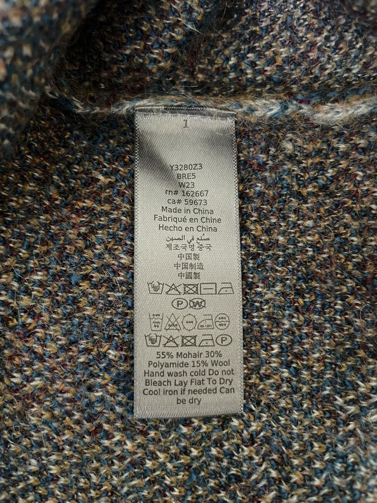 John Varvatos John Varvatos Rolante Mohair Crewneck Sweater XS Size US XS / EU 42 / 0 - 10 Thumbnail