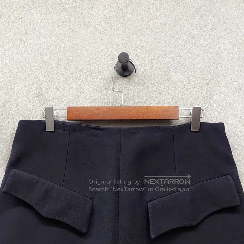 Louis Vuitton Louis Vuitton Black zip skirt Size 41" - 4 Thumbnail