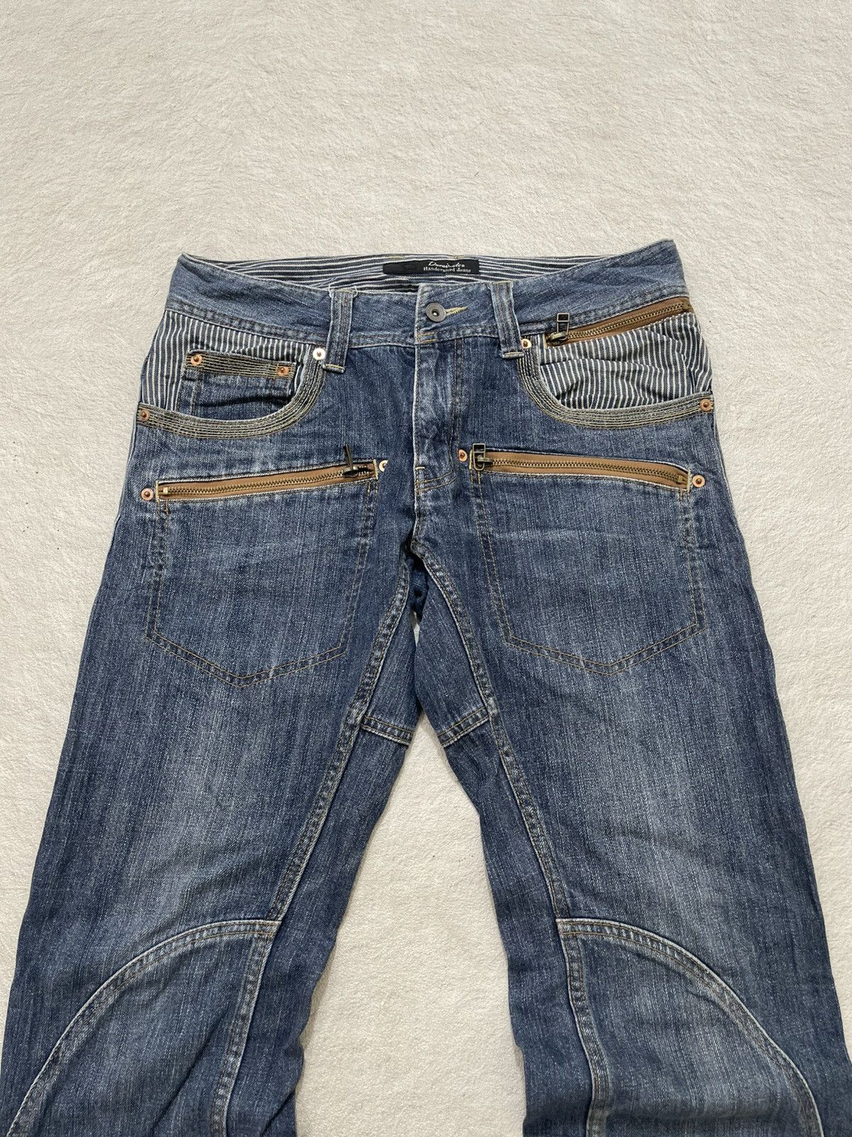 Le Grande Bleu (L.G.B.) 2000s Dominate Designer Denim Washed Y2K Ifsix LGB number 9 Size US 30 / EU 46 - 2 Thumbnail